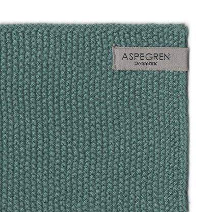 Aspegren Denmark - Dishcloths - Organic Cotton - Set of 2 - Knitted - Mint