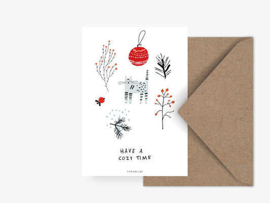 typealive - Postcard/ Cozy Time No. 1 w/ Envelope