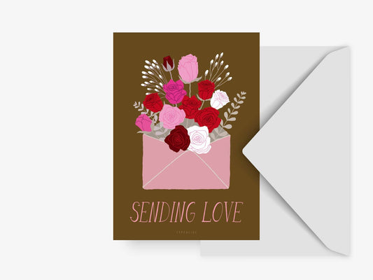 typealive - Postcard/Sending Love w/ Envelope