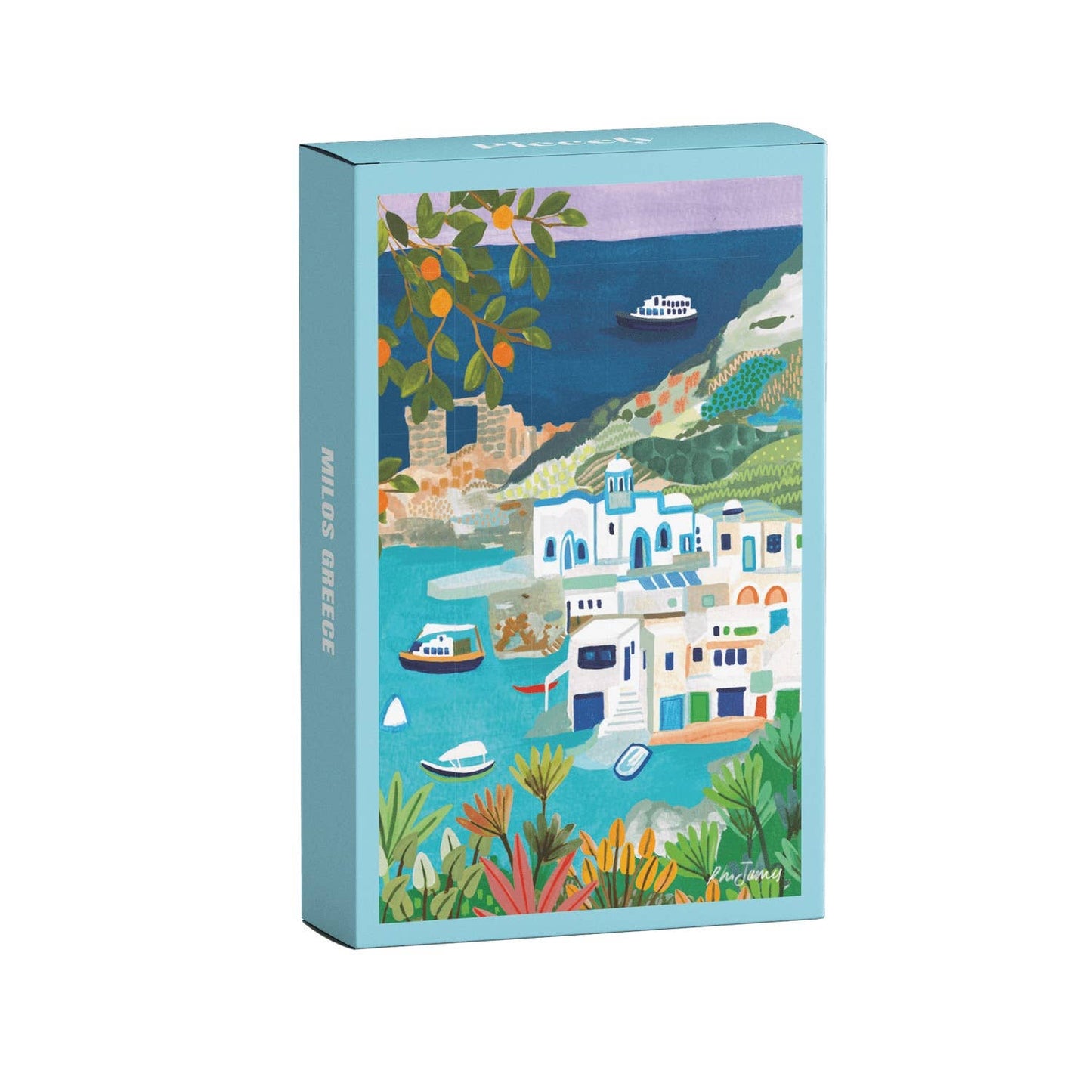 Piecely Puzzles - Milos Greece mini puzzle, 99 pieces