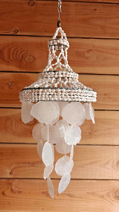 Product Import Holland - Unique capiz shell hanger small - boho - coastal - beach