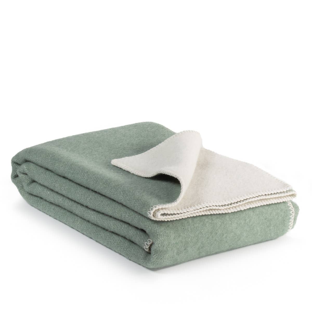 MoST - Wool bed Blanket COOL MINT - single 