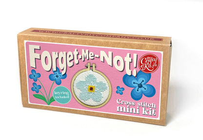 Mini Matchbox Kits - Forget-Me-Not! Mini Matchbox Cross Stitch Kit