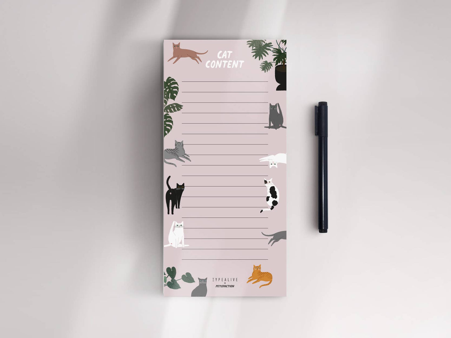 typealive - Notepad “small”/Petisfaction “Cats”