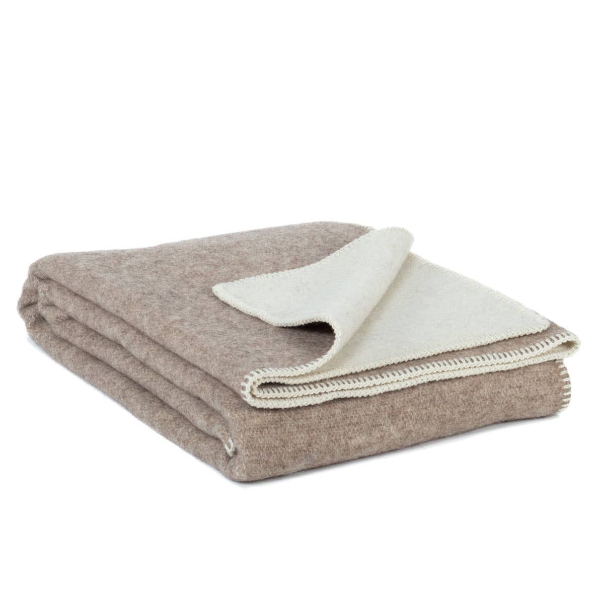 MoST - Wool bed Blanket ECO FOSSIL - double 