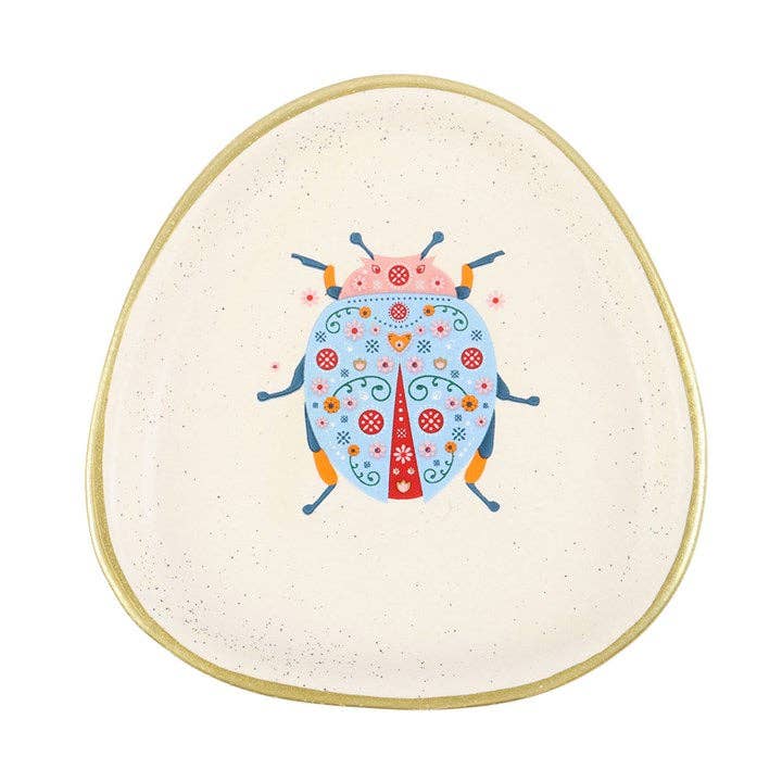 Something Different - Floral Ladybird Trinket Dish