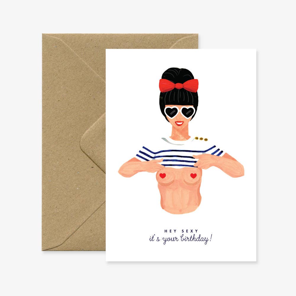 ALL THE WAYS TO SAY - Europe - Hey Sexy - Birthday Greeting card