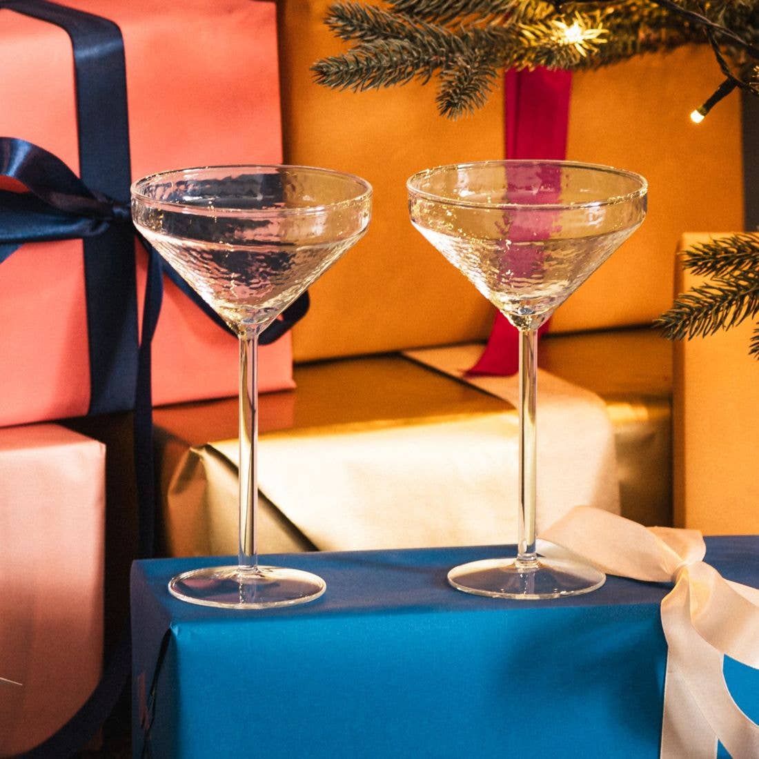 Brût Home and Glassware - Cocktail Glass Claude | set of 2 | clear | Martini glasses