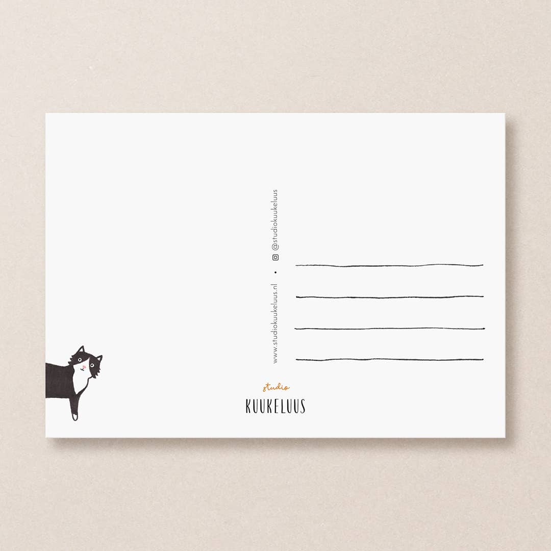 Studio Kuukeluus - Flower Girl Postcard