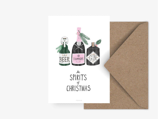 typealive - Postcard/ Spirit of Christmas No. 4 w/ Envelope