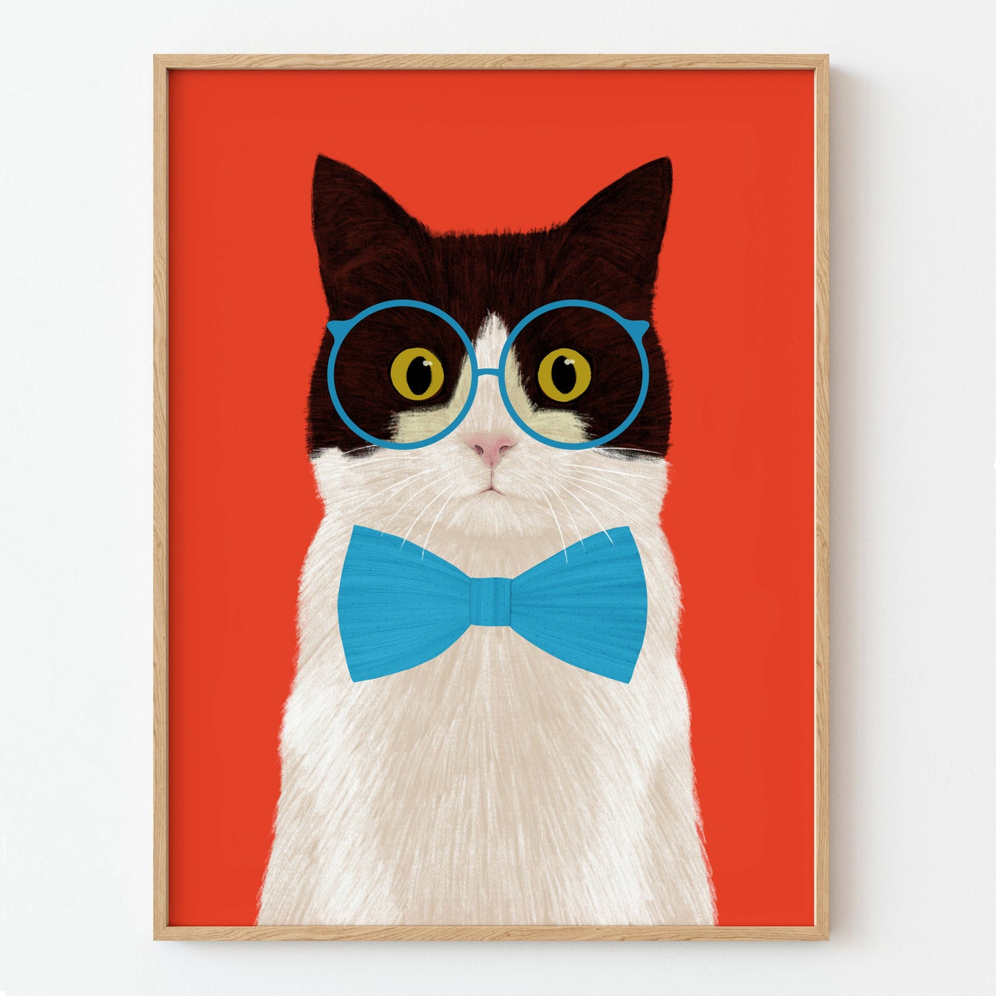El buen limón -  "Cat with bow tie" Art Print