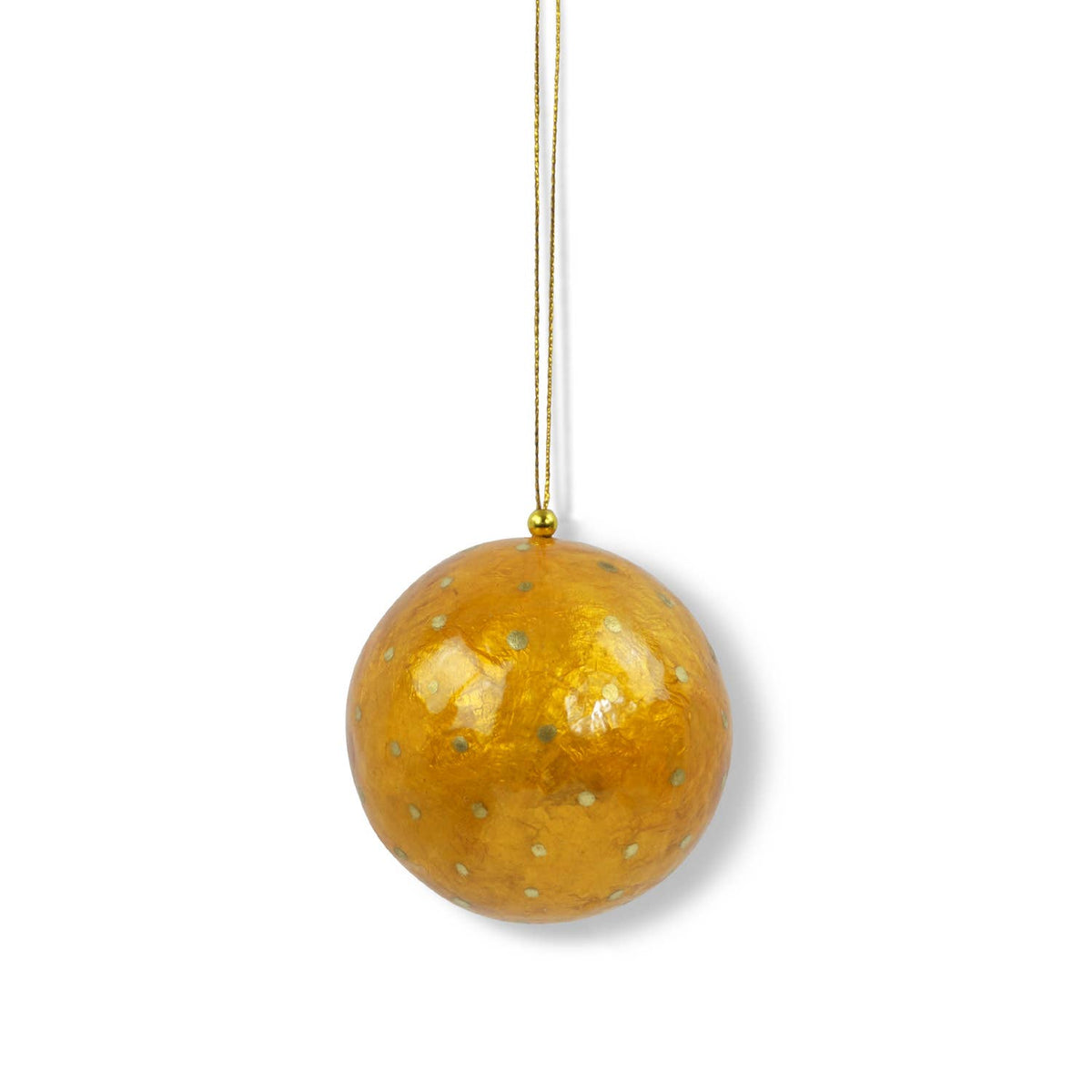 Kinta - X-Mas Ball Cap Dots w/ gold 6 cm