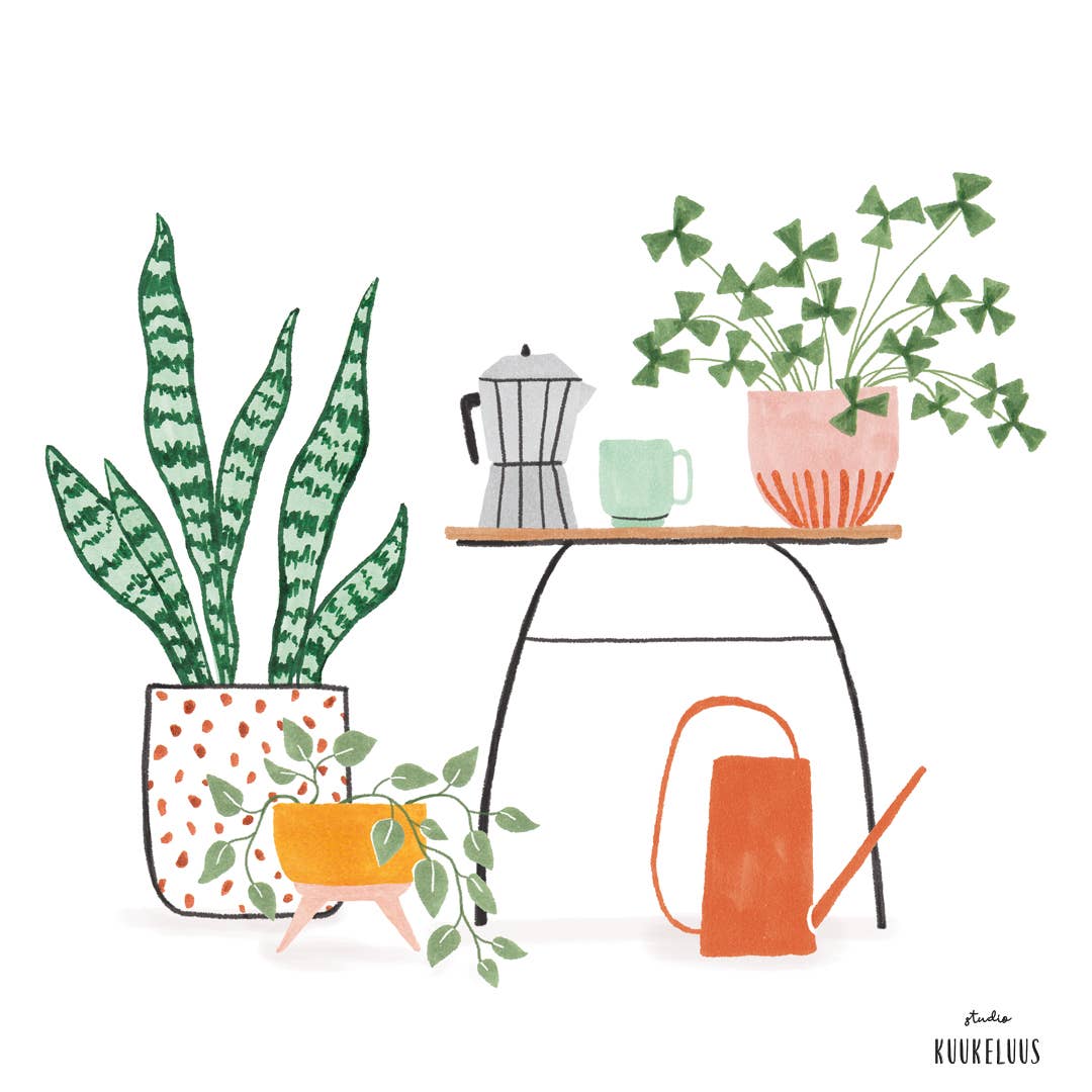 Studio Kuukeluus - Plant Lady Postcard