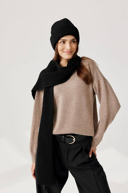 Ander - COCO Scarf 100% merino wool in Black, Camel or White