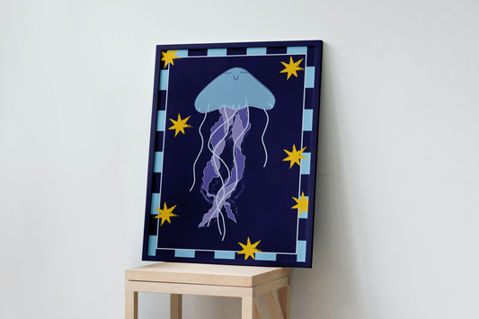 Jellyfish Superstar Print
