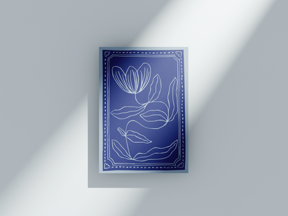 Flower Linoprint